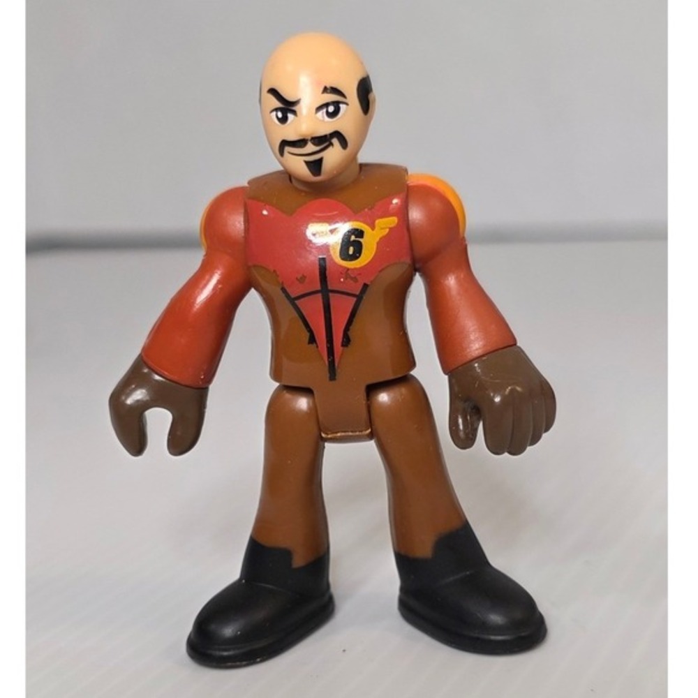 Fisher-Price Imaginext Sky Racers Twin Eagle Pilot #6 Figure 3in